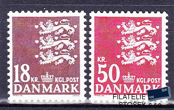 Dánsko známky Mi 0826-7
