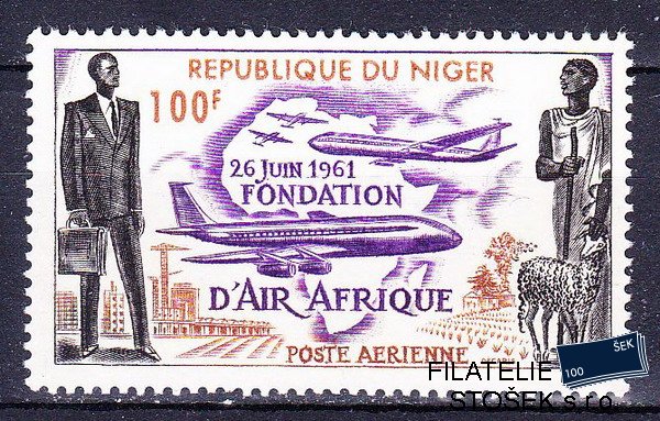 Niger známky 1961 Air Afrique