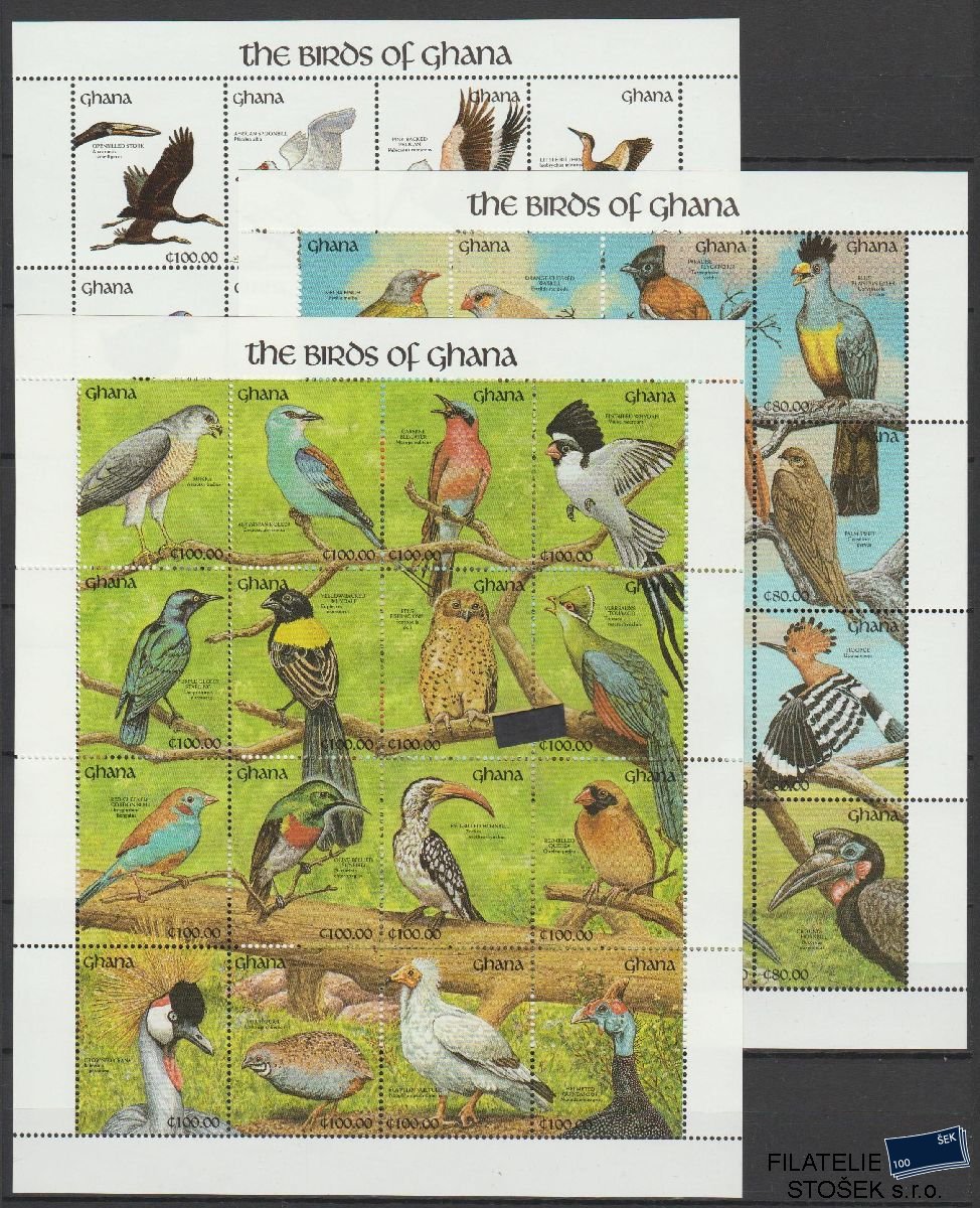 Ghana známky Mi 1546-93 - Ptáci