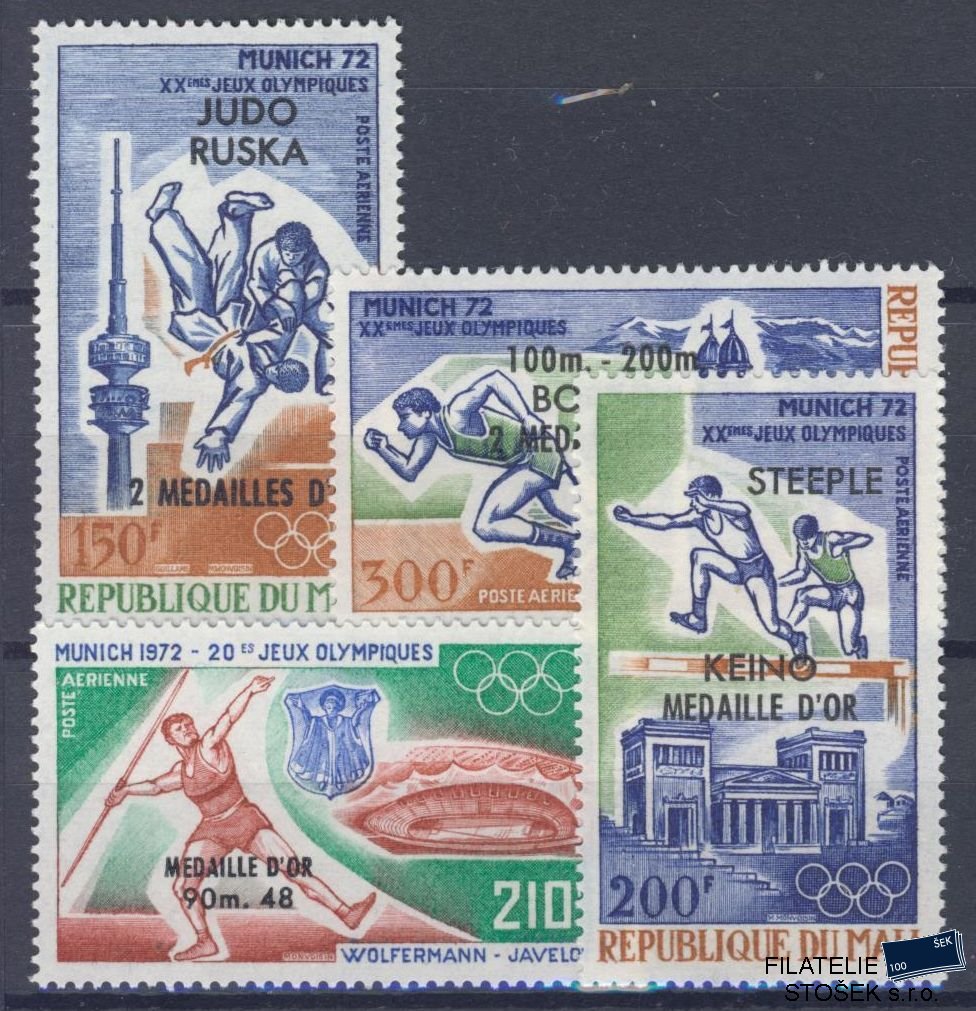 Mali známky Mi 361-64 - OH 1972