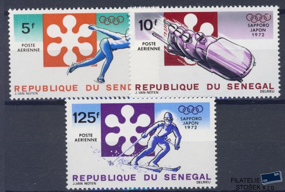 Senegal známky Mi 479-81 - OH 1972
