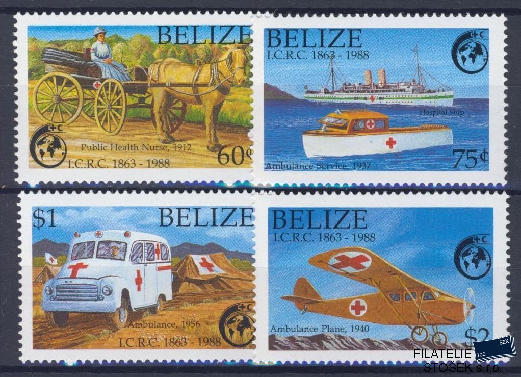 Belize známky Mi 1010-13 - Doprava