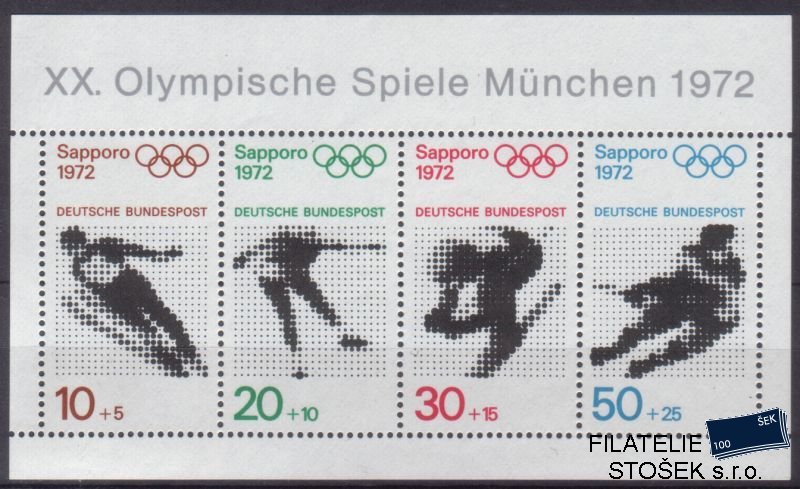 Bundes známky Mi Block 6