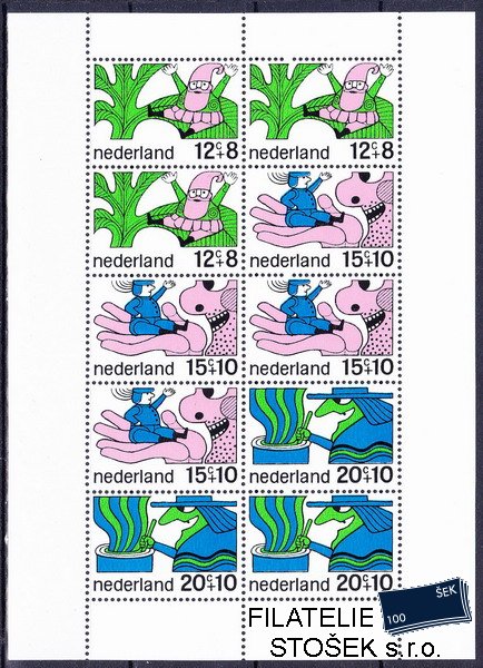 Holandsko známky Mi 905-9 (Bl.7)