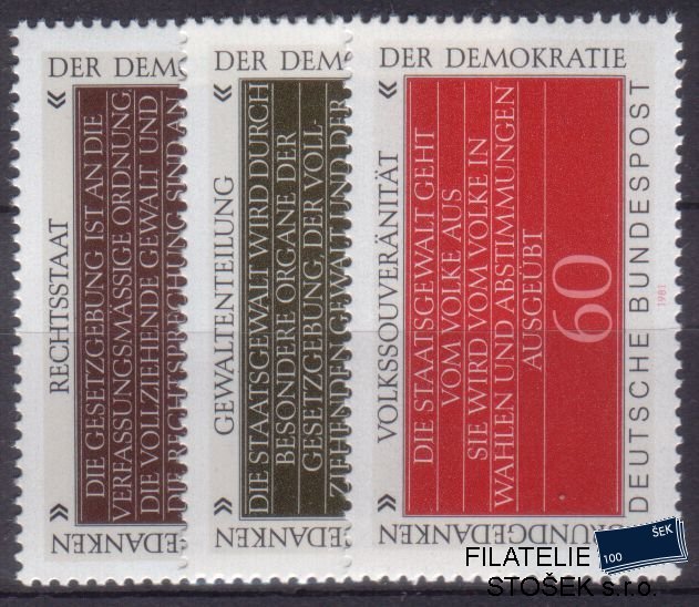 Bundes Mi 1105-7