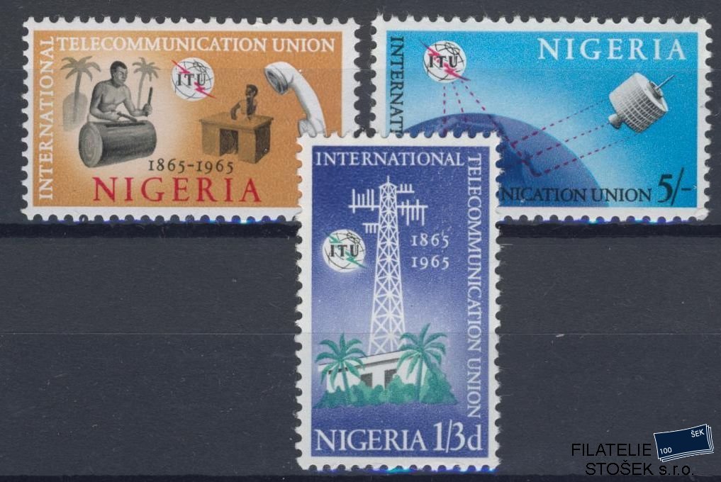 Nigeria známky Mi 166-68 - Kosmos