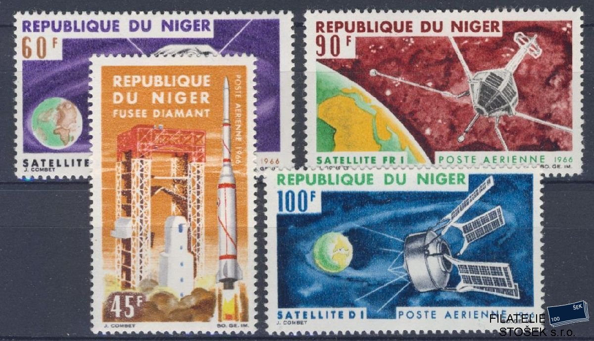 Niger známky Mi 124-27 - Kosmos