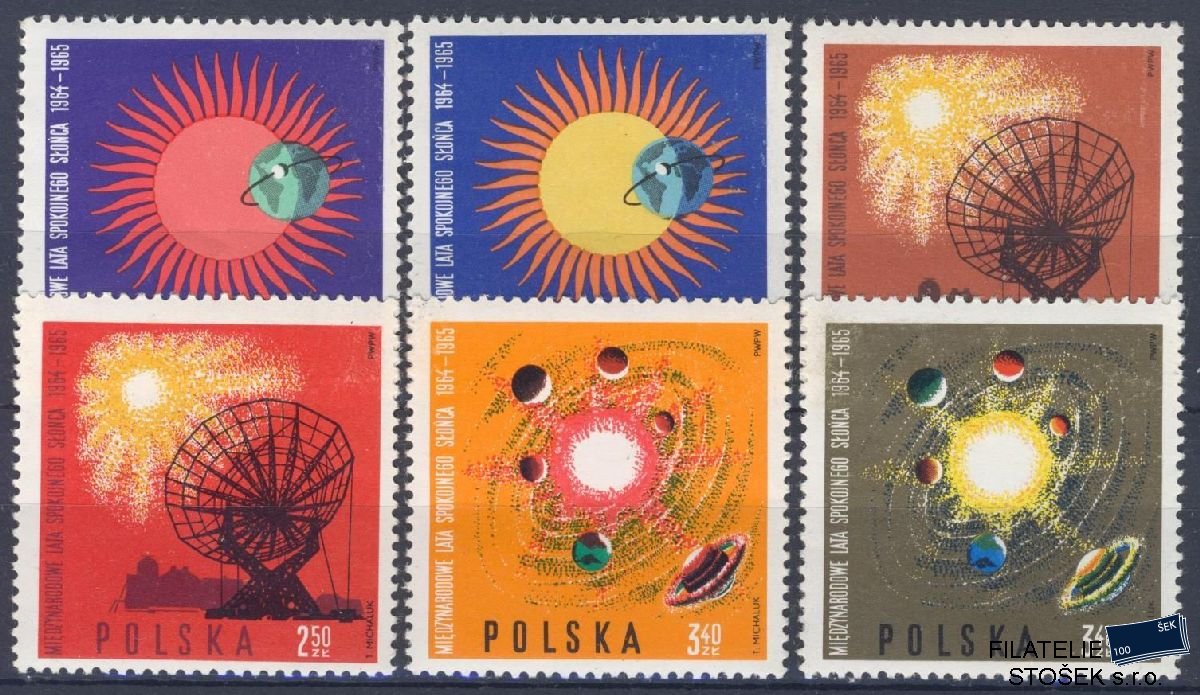 Polsko známky Mi 1606-11 - Kosmos