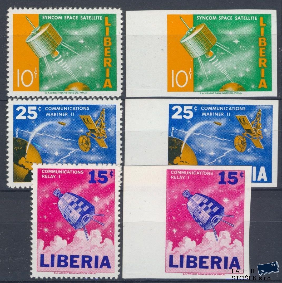 Liberia známky Mi 619-21 - Kosmos