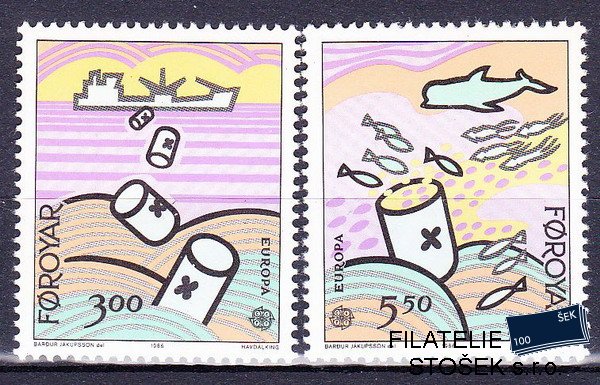 Faerské ostrovy známky Mi 134-5